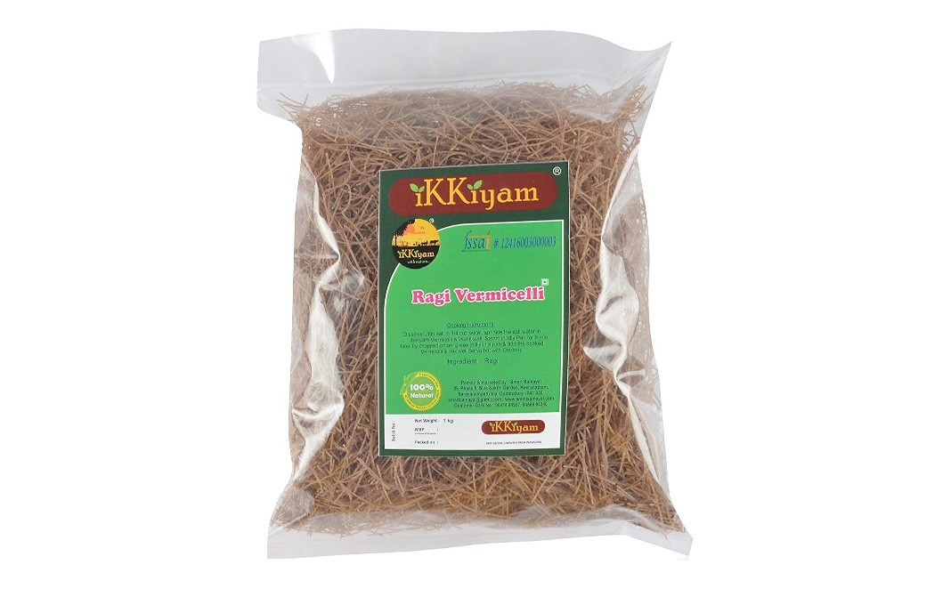 Ikkiyam Ragi Vermicelli    Pack  1 kilogram